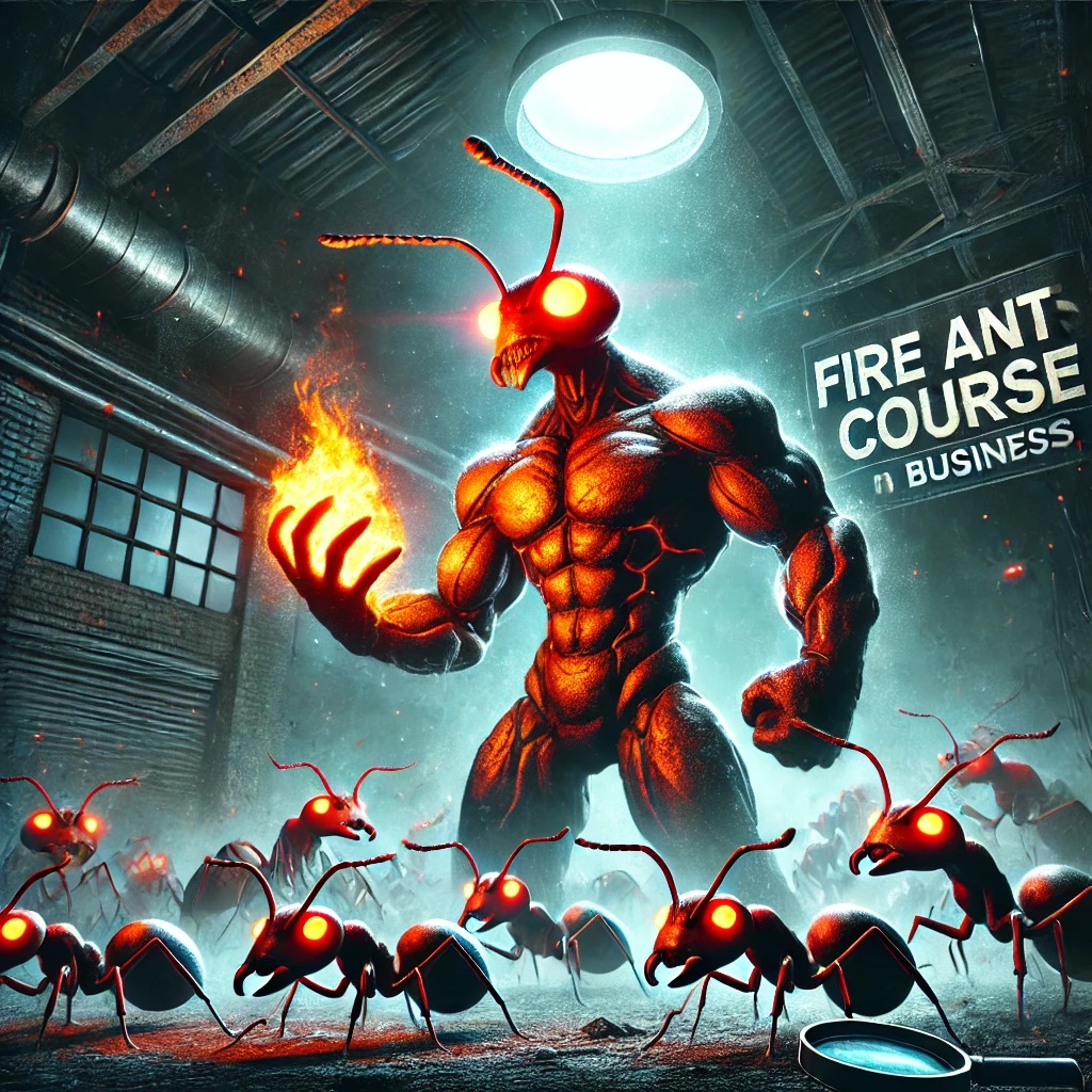 Fire ant training for workplaces